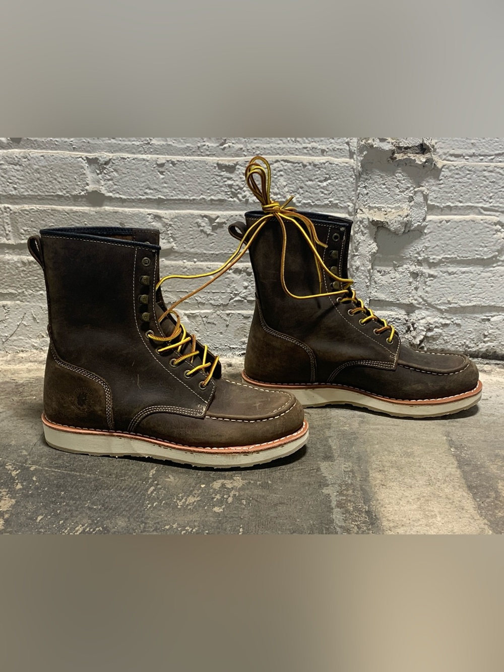 NWOB Rock Rooster Mantua 8” MENS Soft Toe Work Boots - 11.5 MENS - Picture 14 of 16